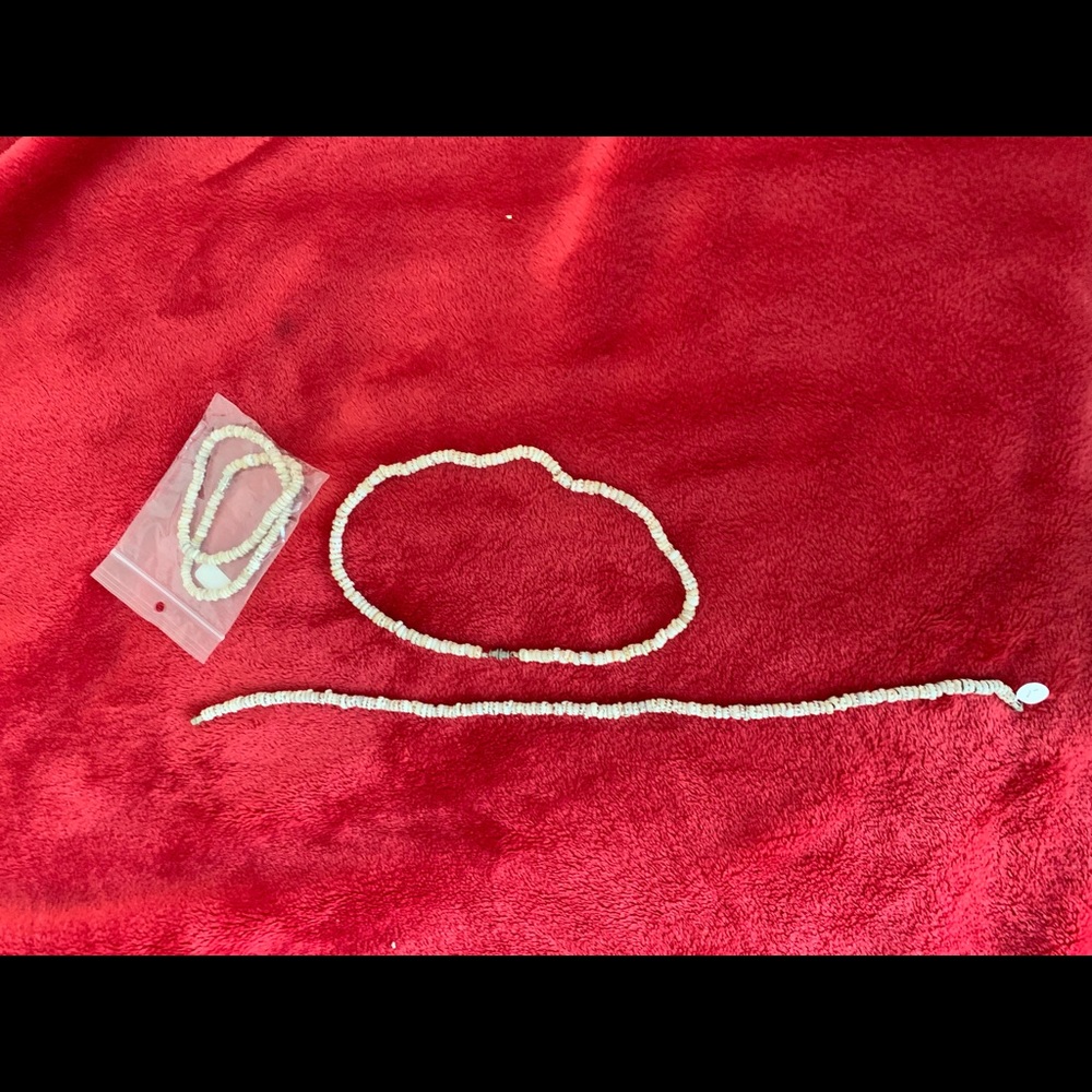 set of three shell necklace